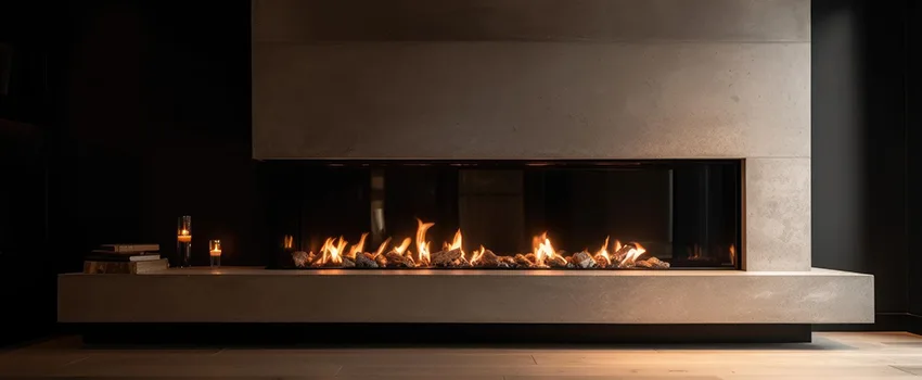Gas Fireplace Ember Bed Design Services in Ukiah, California