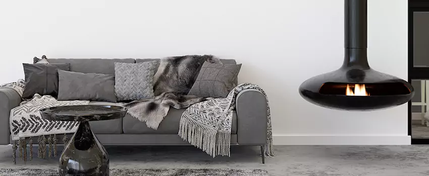 Circular Hanging Fireplace Installation Services in Ukiah, CA