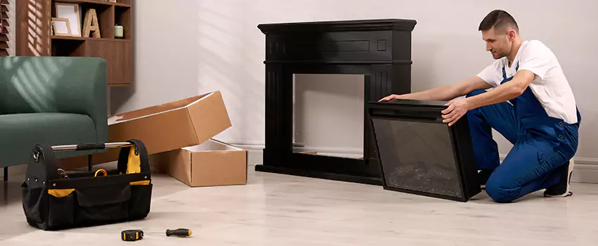 Old Rusted Metal Fireplace Repair And Replacement in Ukiah, CA